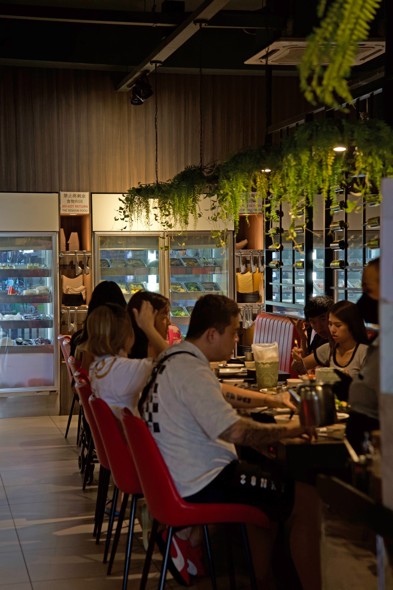 Guests dining inside Hot Pot Shabu Shabu